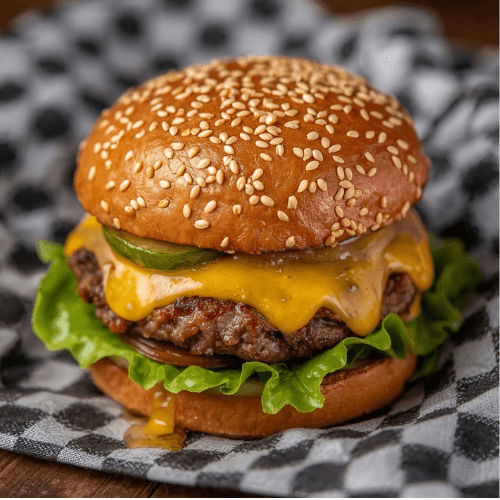 Manzo Burger - Beef burger with cheddar