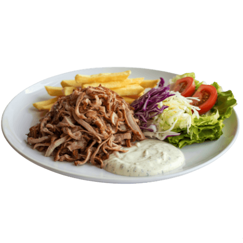 Piatto Kebab - Piatto kebab con insalata mista